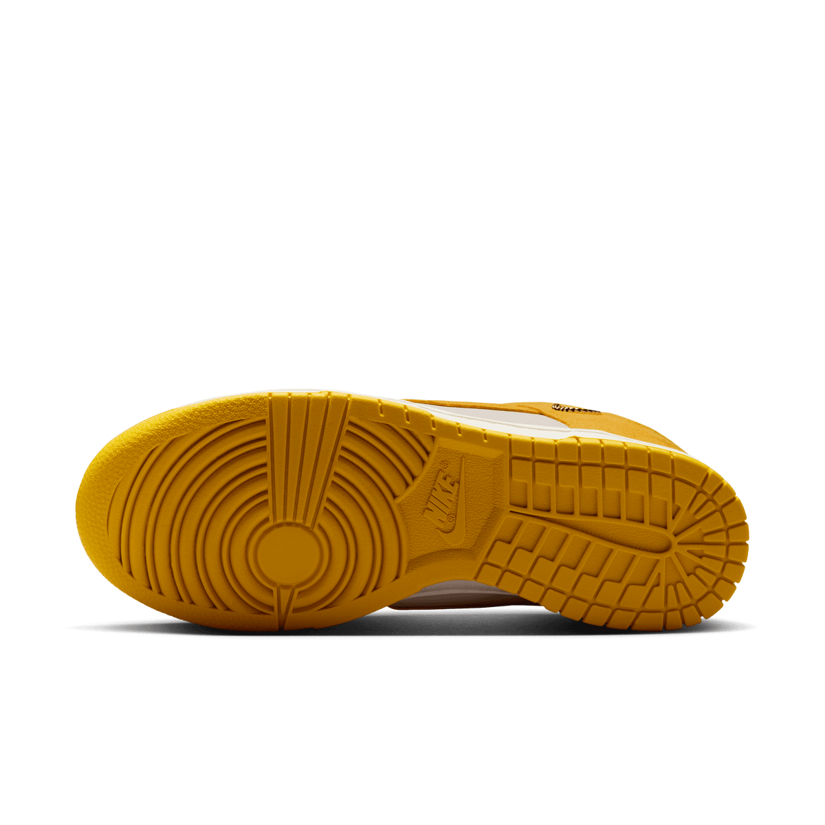 Women's Nike Dunk Low "Dark Sulfur Gold Mini Swoosh"