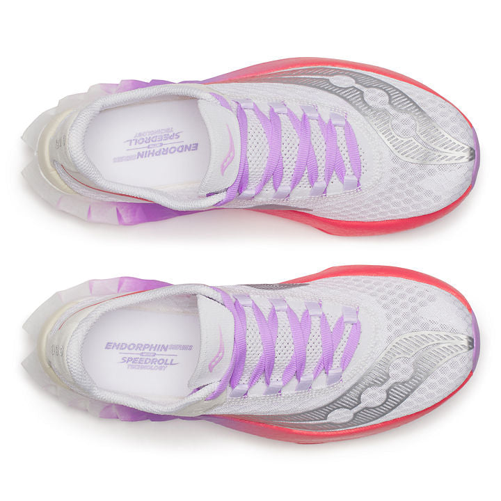 Saucony Women’s Endorphin Pro 4 White/Crocus