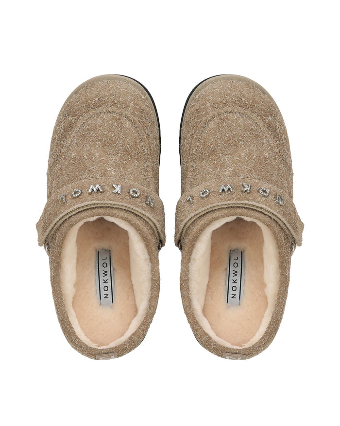 Alma Grey Super Hairy Suede