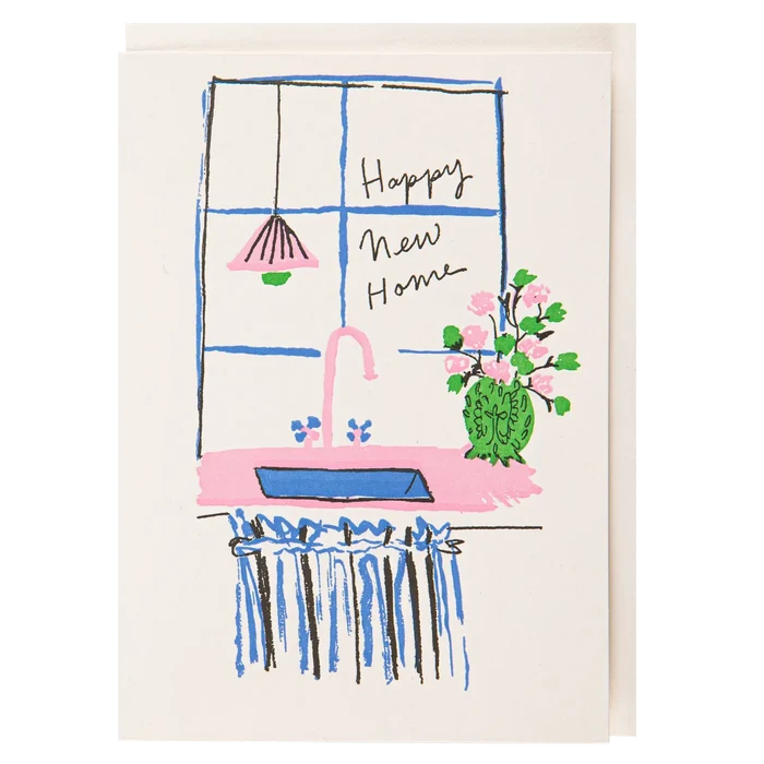 Archivist Gallery - New Home Window Greeting Card