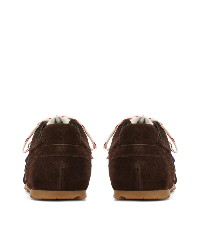 Atlas-M Brown Suede Sneakers - back view