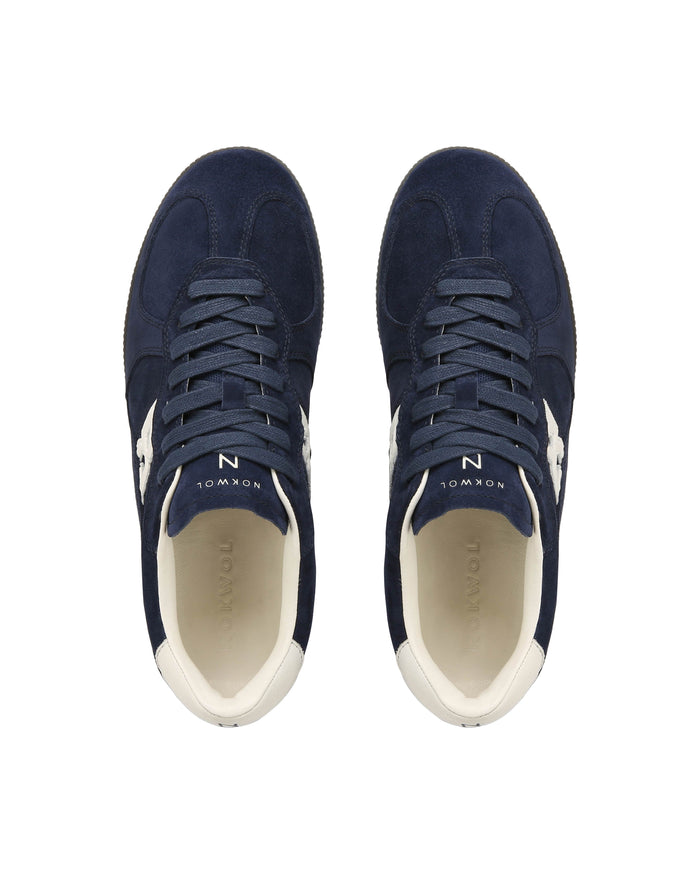 August-M Navy Suede