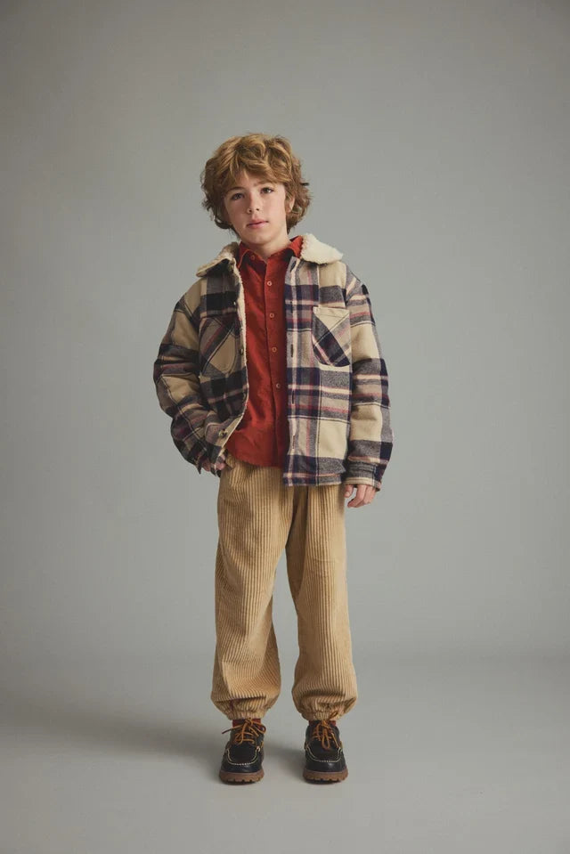 Cozmo- Eider Wide Corduroy Joggers in Camel
