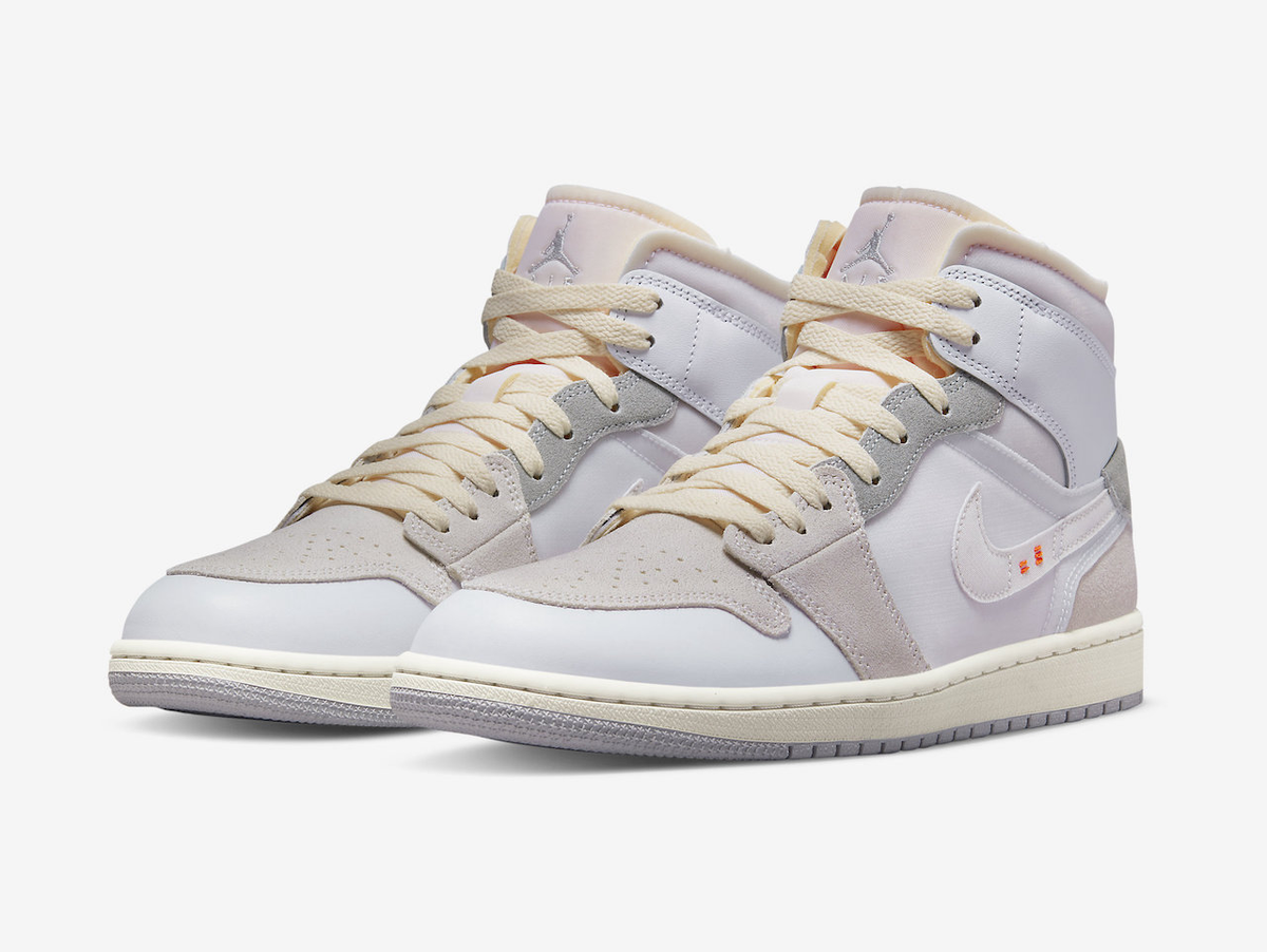Air Jordan 1 Mid SE Craft White