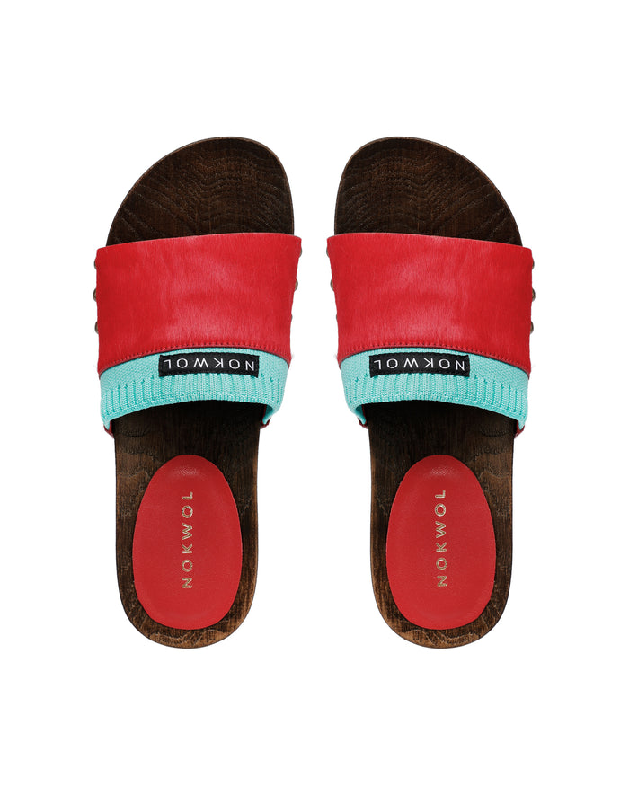 Miri Red/Turquoise Pony