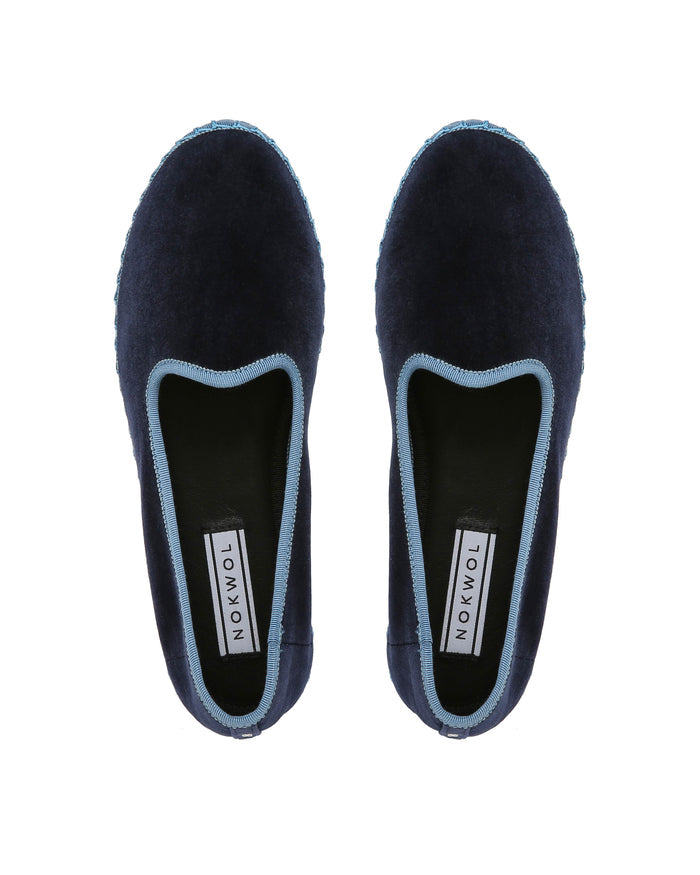 Mok Navy Velvet