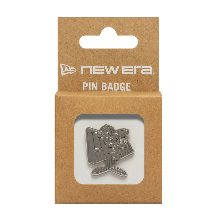 New Era Flag Character Silver Pin Badge