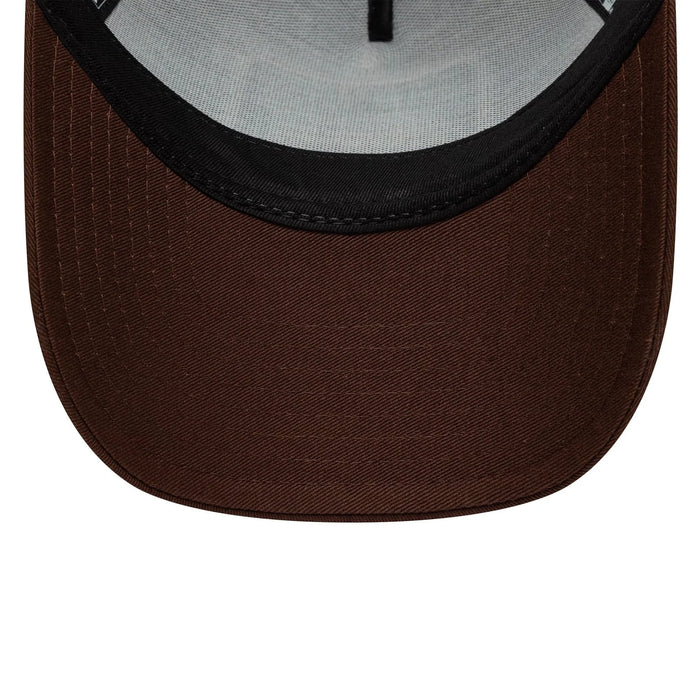 New Era Patch Brown 9FORTY A-Frame Trucker Cap