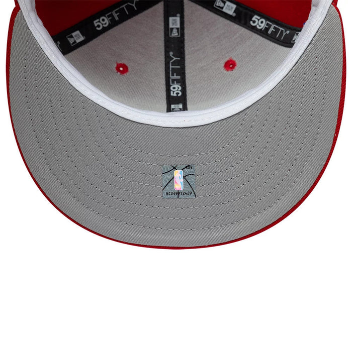 New Era Philadelphia 76ers NBA Hardwood Classic Red 59FIFTY Fitted Cap
