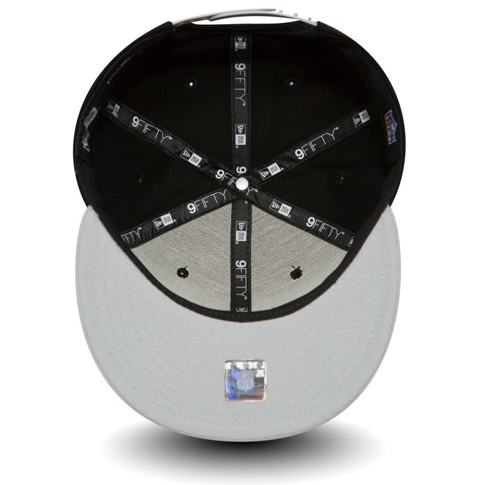 NEW ERTA Las Vegas Raiders Black/Grey NFL 9FIFTY Snapback Adjustable Cap