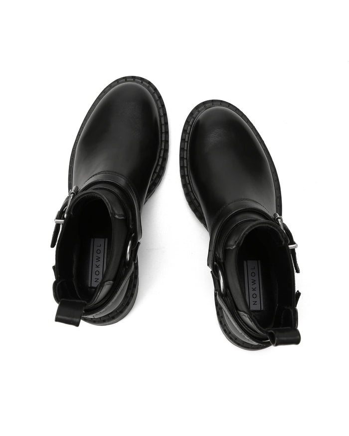 Pembroke Black Leather