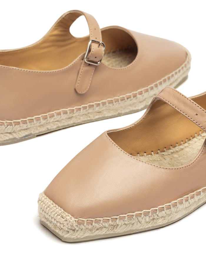 Pepa Mary Jane Nude Espadrille