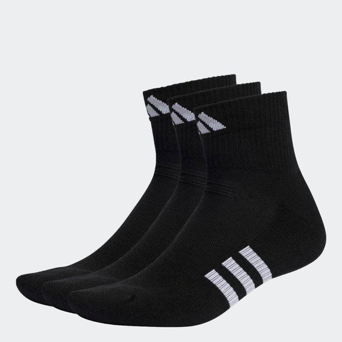 ADIDAS Performance Cushioned Mid-Cut Socks 3 Pairs