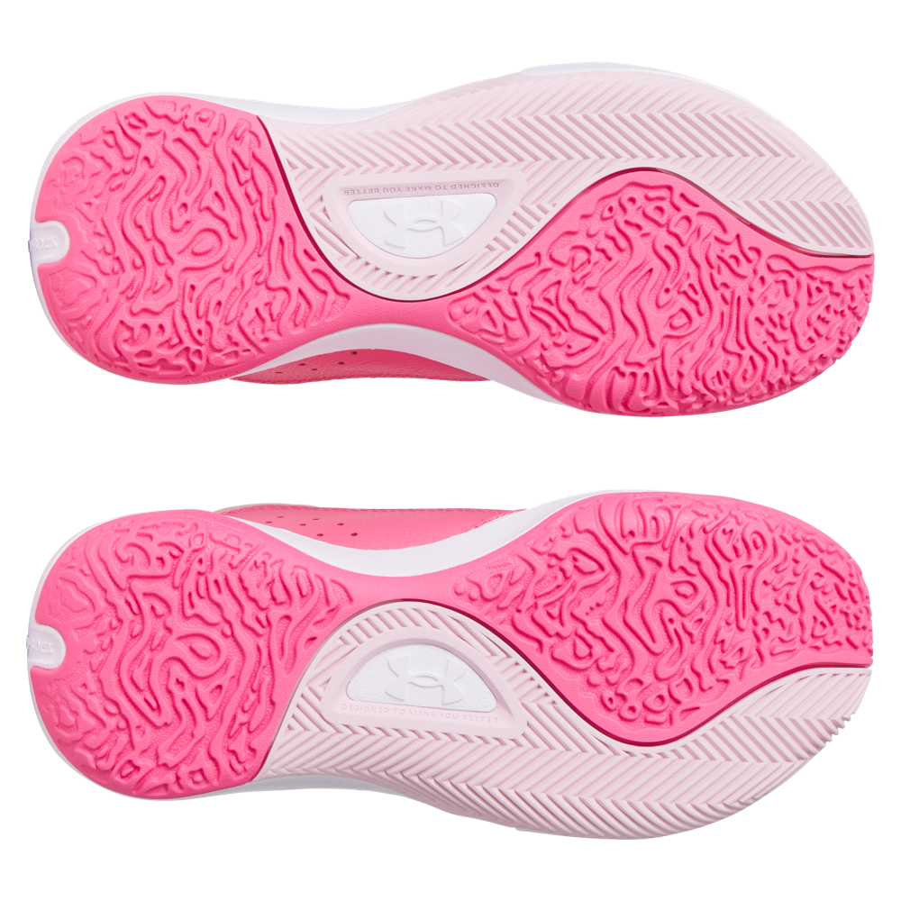 Big Kids' Under Armour Lockdown 7 Basketball Shoes "Pink"