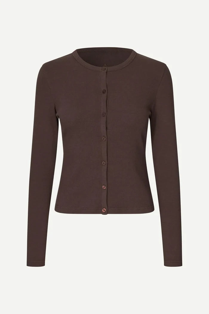 Samsoe Samsoe - Saalexo Cardigan in Mulch