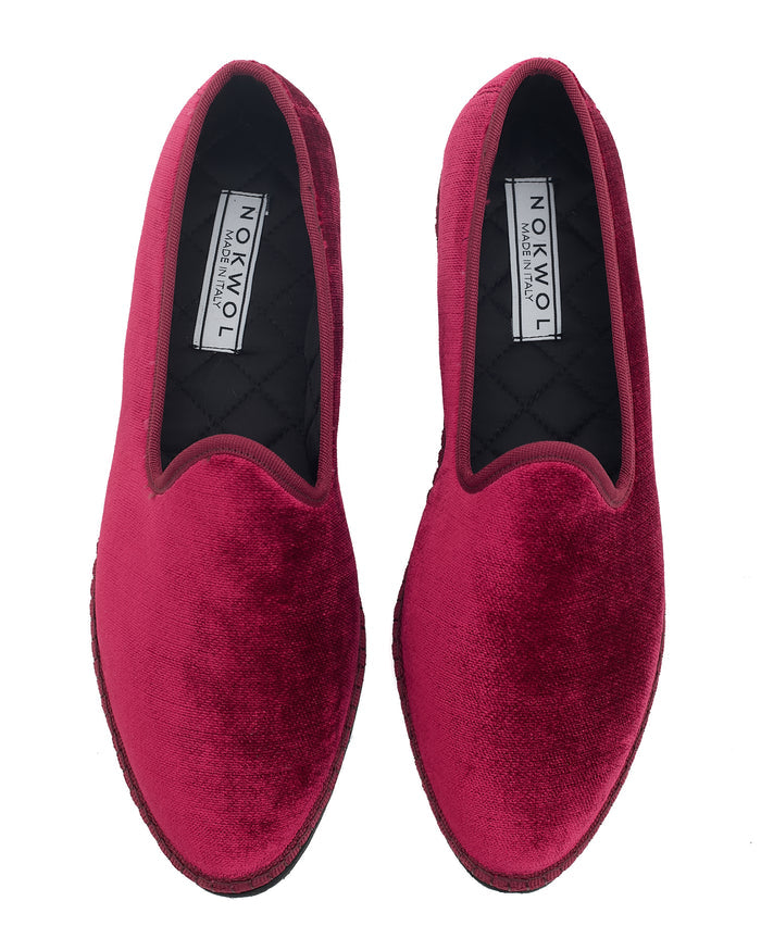 Vida Burgundy Velvet
