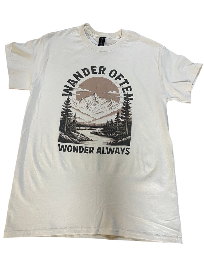 Wander often Wonder always