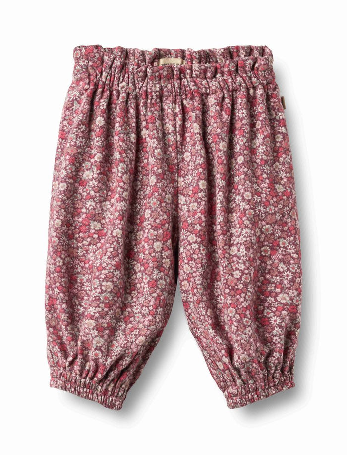 WHEAT – Polly Lined Trousers in Grape Flowers
