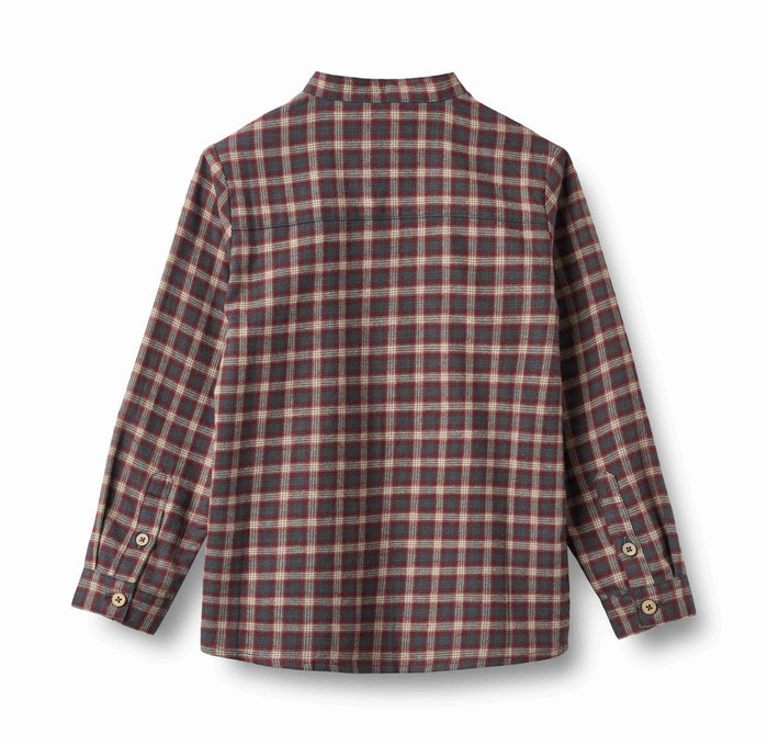 WHEAT – Willum Longsleeve Shirt in Holiday Check