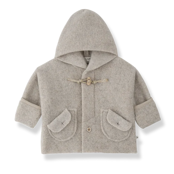 +1 in the Family – Lillie Hooded Jacket in Beige