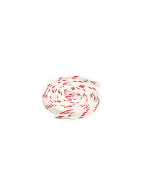 2 Tone Flat Lace Off White/Red