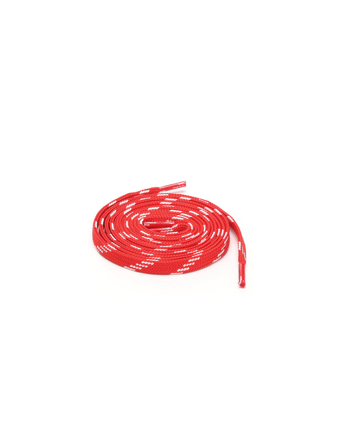 2 Tone Flat Lace Red/White