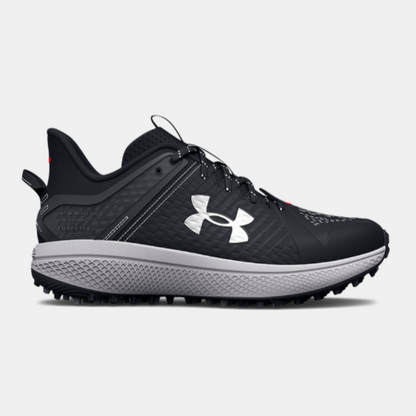 Men's Under Armour Yard Turf Baseball Cleats "Black White"