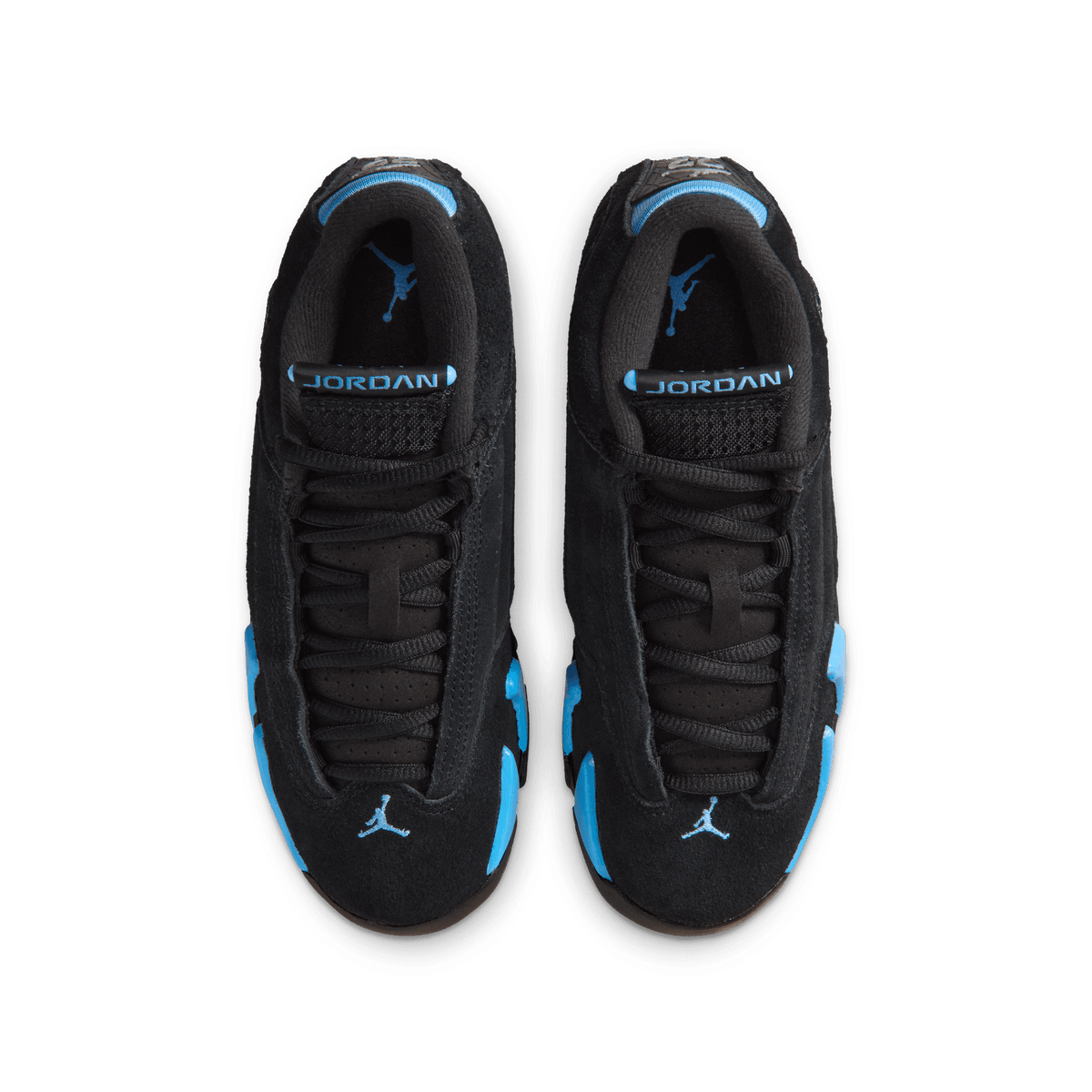 Big Kids' Air Jordan 14 Retro "Black University Blue" (Unisex)