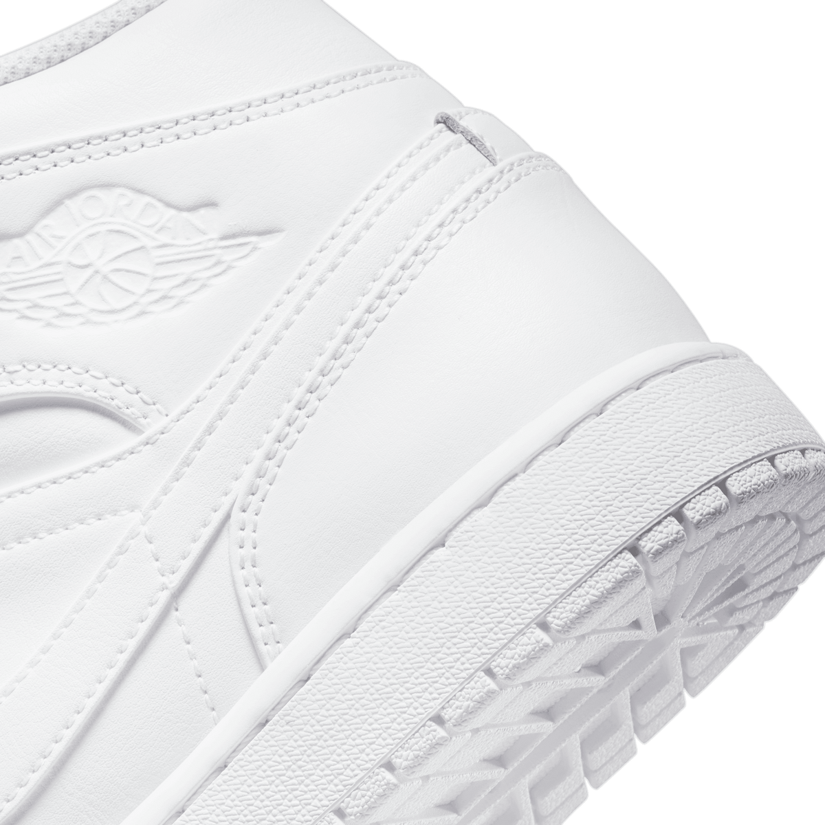 Men's Air Jordan 1 Mid "Triple White"