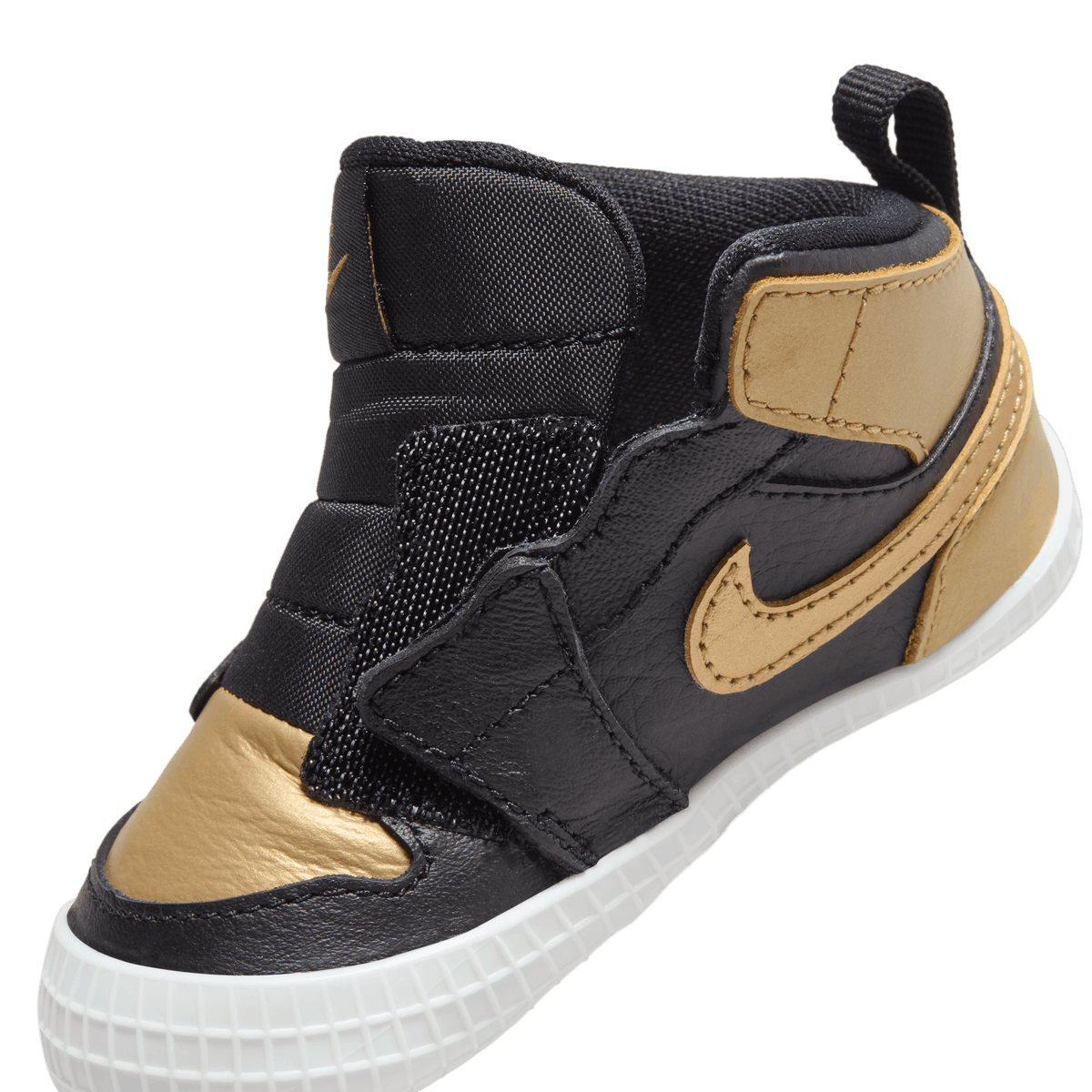 Baby/Toddler Jordan 1 Baby Crib Bootie "Metallic Gold "
