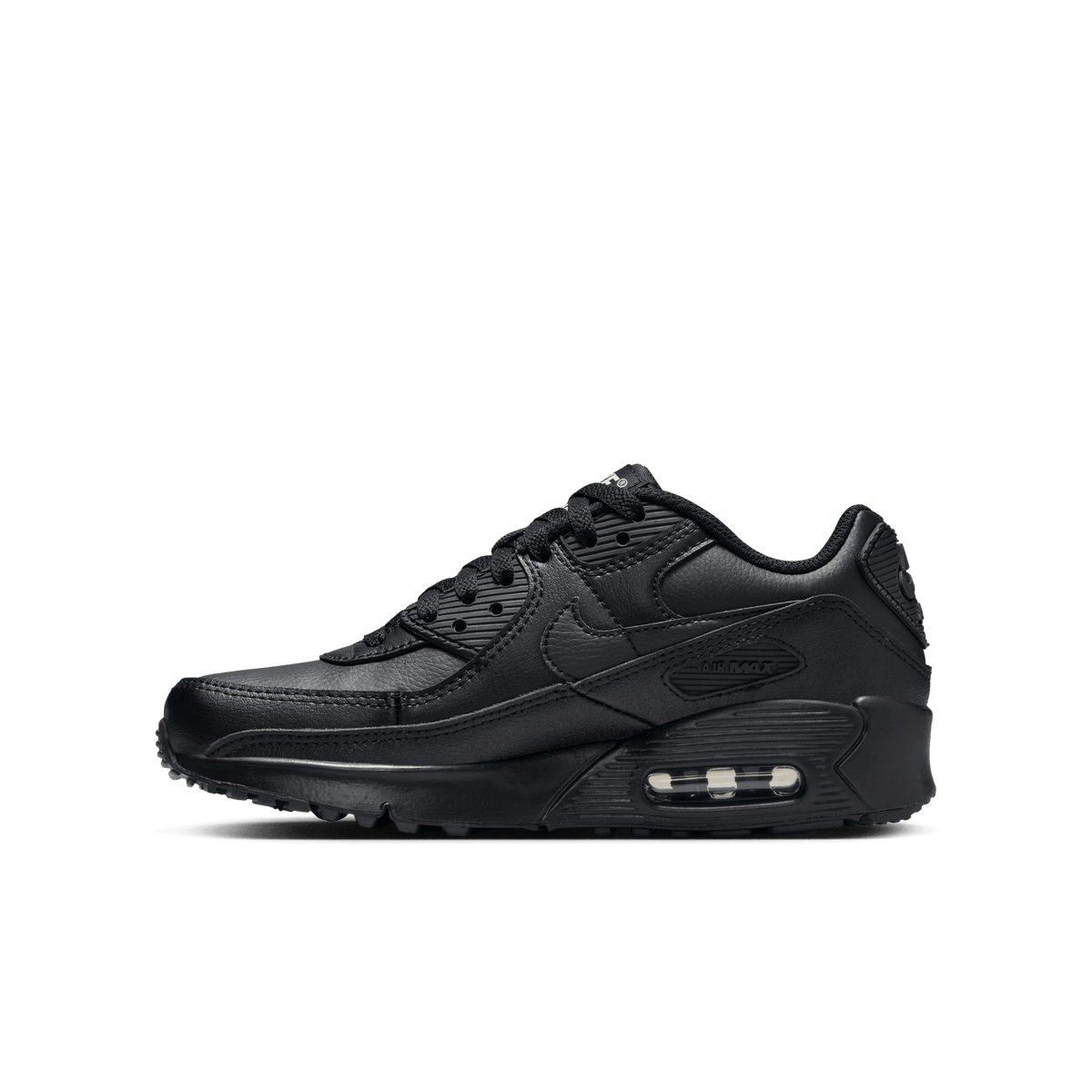 Big Kids’ Nike Air Max 90 LTR "Triple Black"