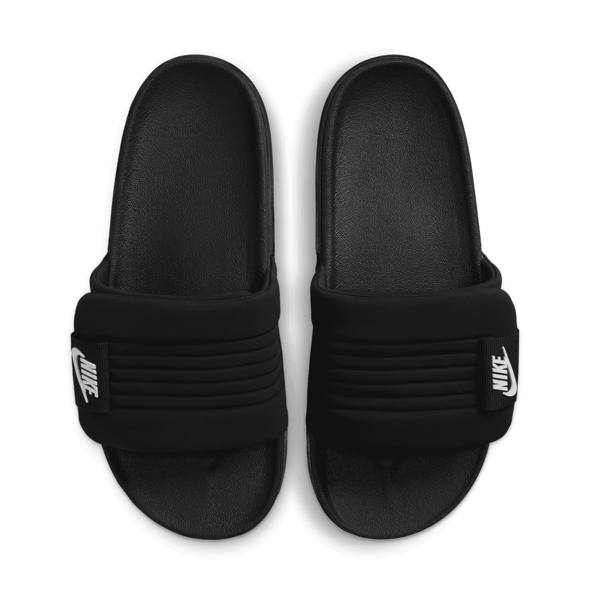 Men's Nike Offcourt Adjust Slides "Black White"