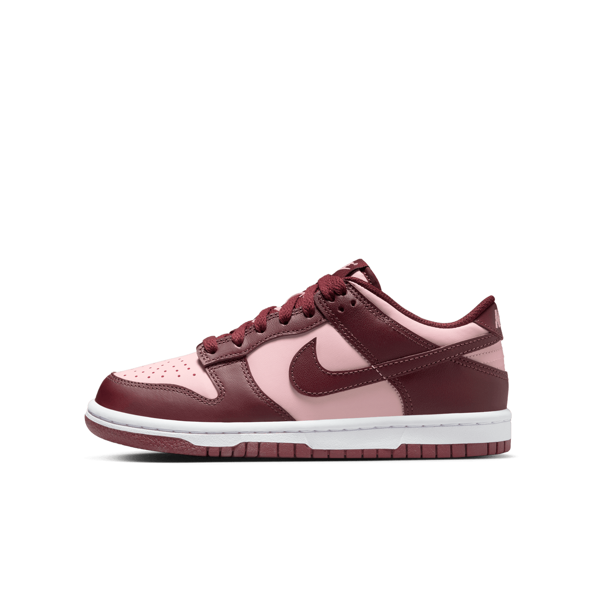 Big Kids' Nike Dunk Low "Team Red Echo Pink"
