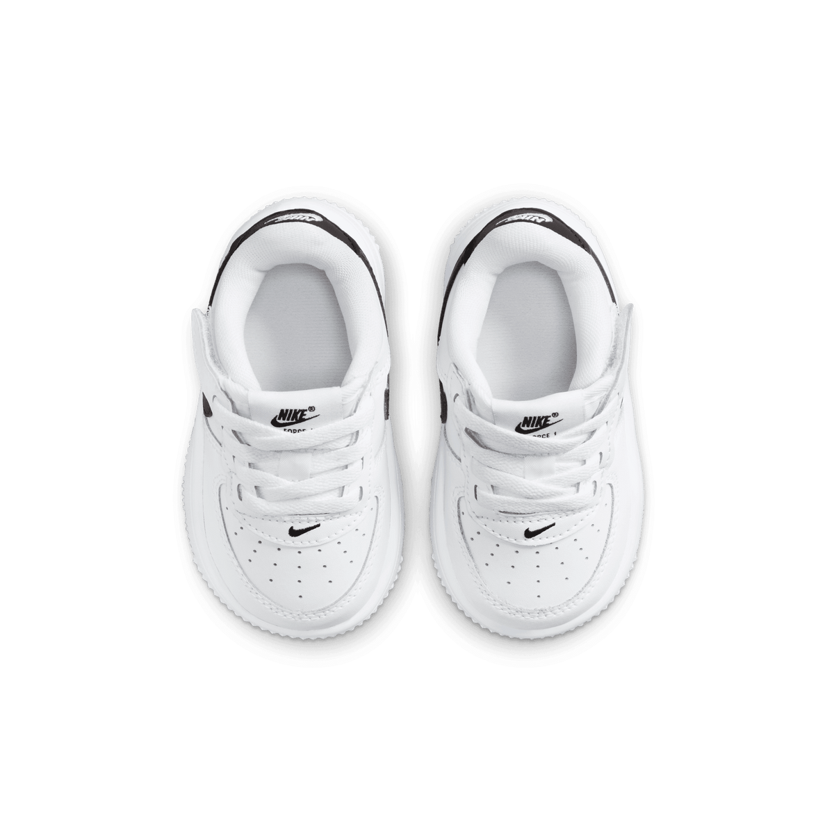 Baby/Toddler Nike Force 1 Low EasyOn "White Black" (Unisex)