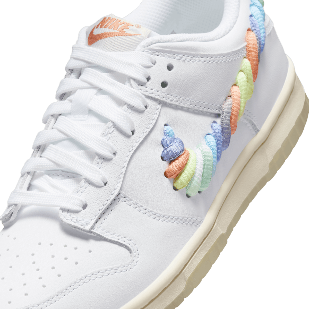 Big Kids' Nike Dunk Low SE "Rainbow Swoosh"