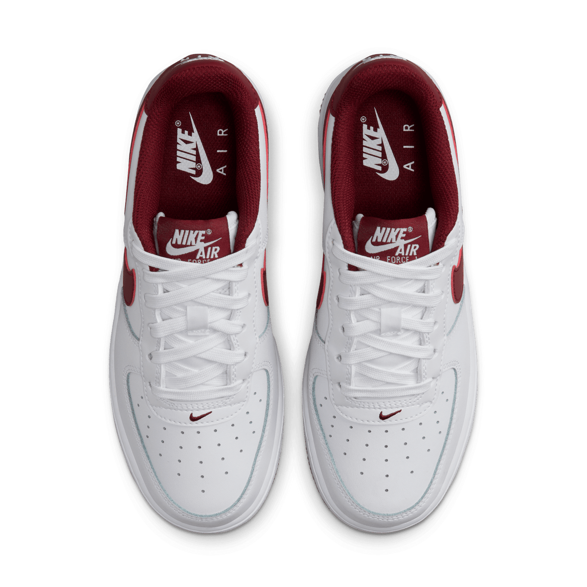 Big Kids' Nike Air Force 1 "White Team Red"