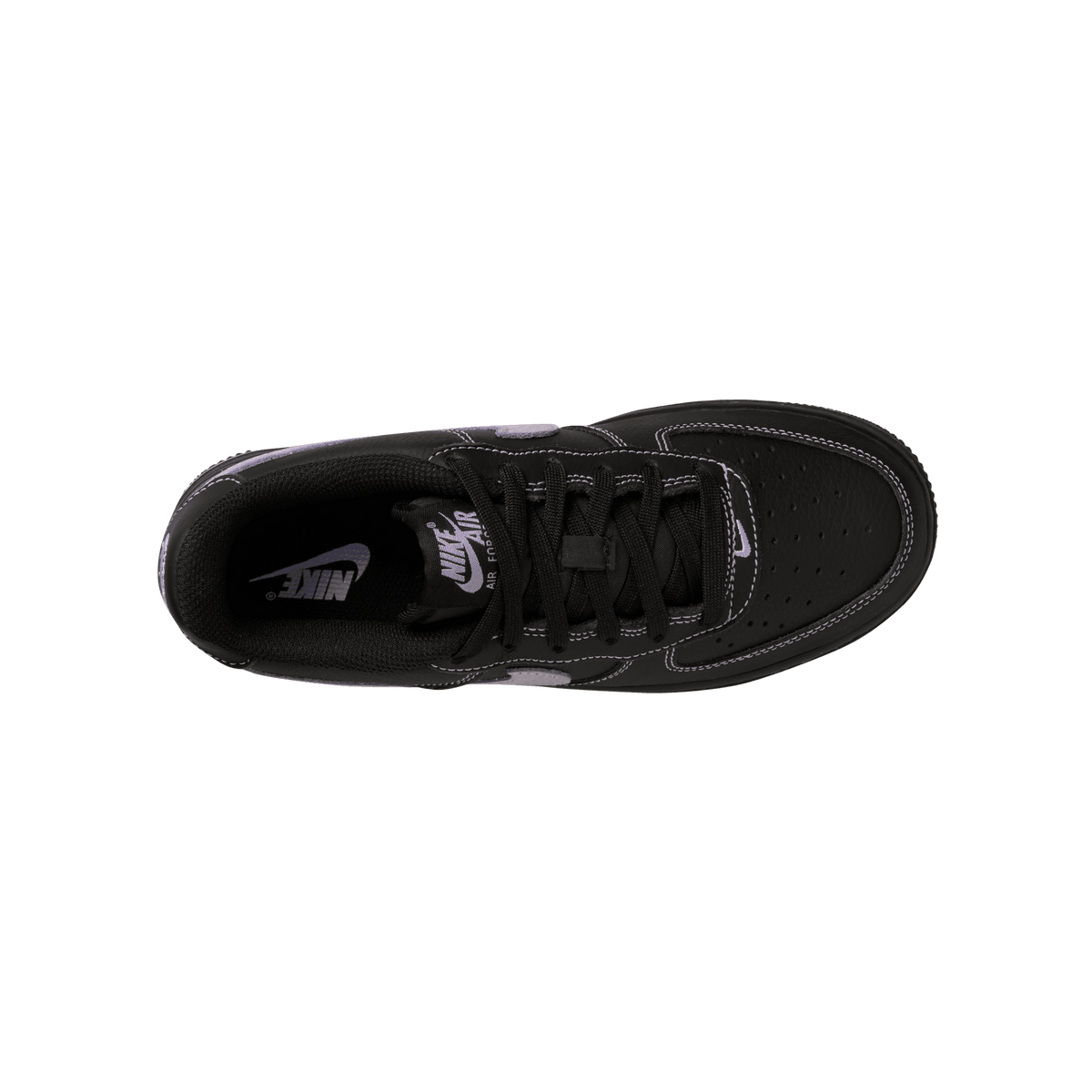 Big Kids' Nike Air Force 1 LV8 4 "Black & Hydrangeas"