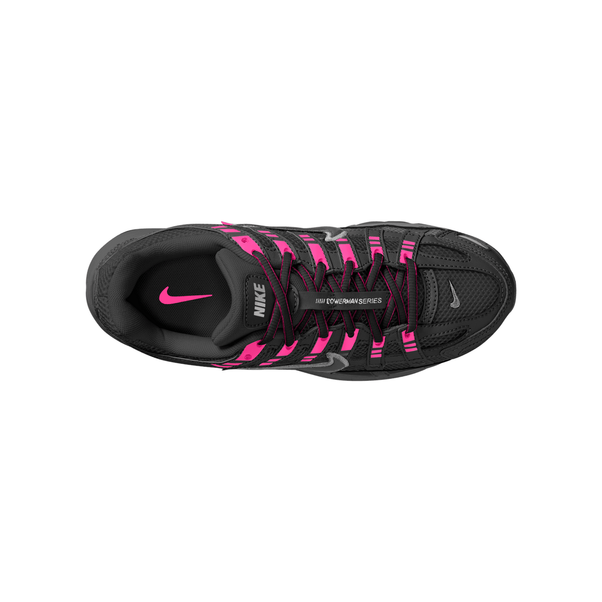 Big Kids' Nike P-6000 "Pink Blast Metallic Silver Black"