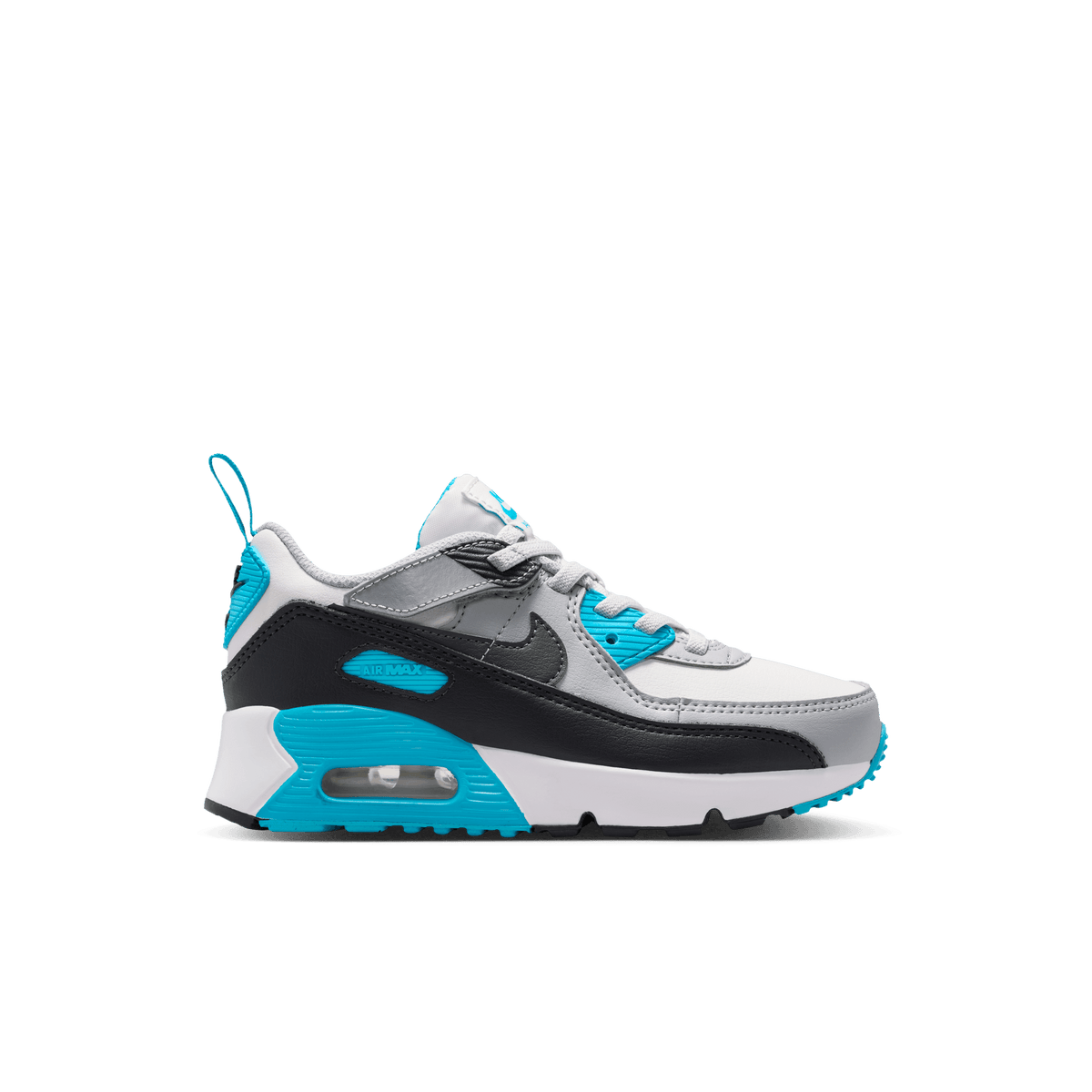 Little Kids' Nike Air Max 90 EasyOn "Platinum Tint Blue Lightning"
