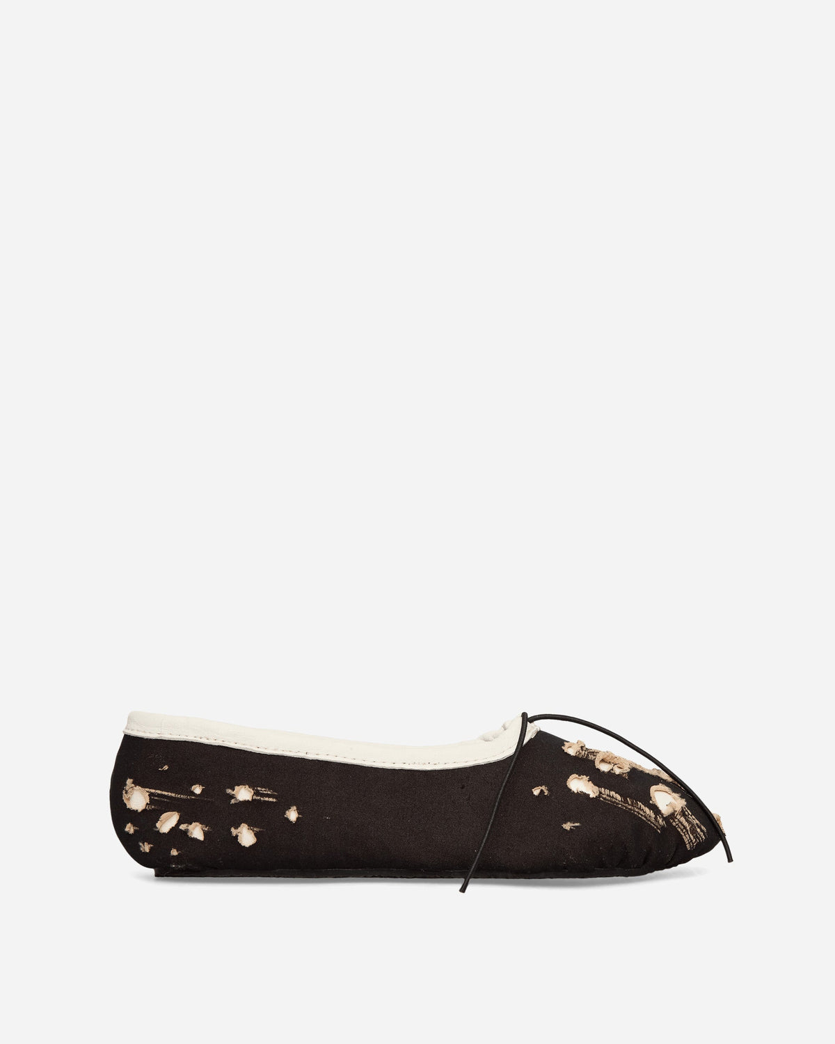 Women's No-Teeth Flats Ran Through