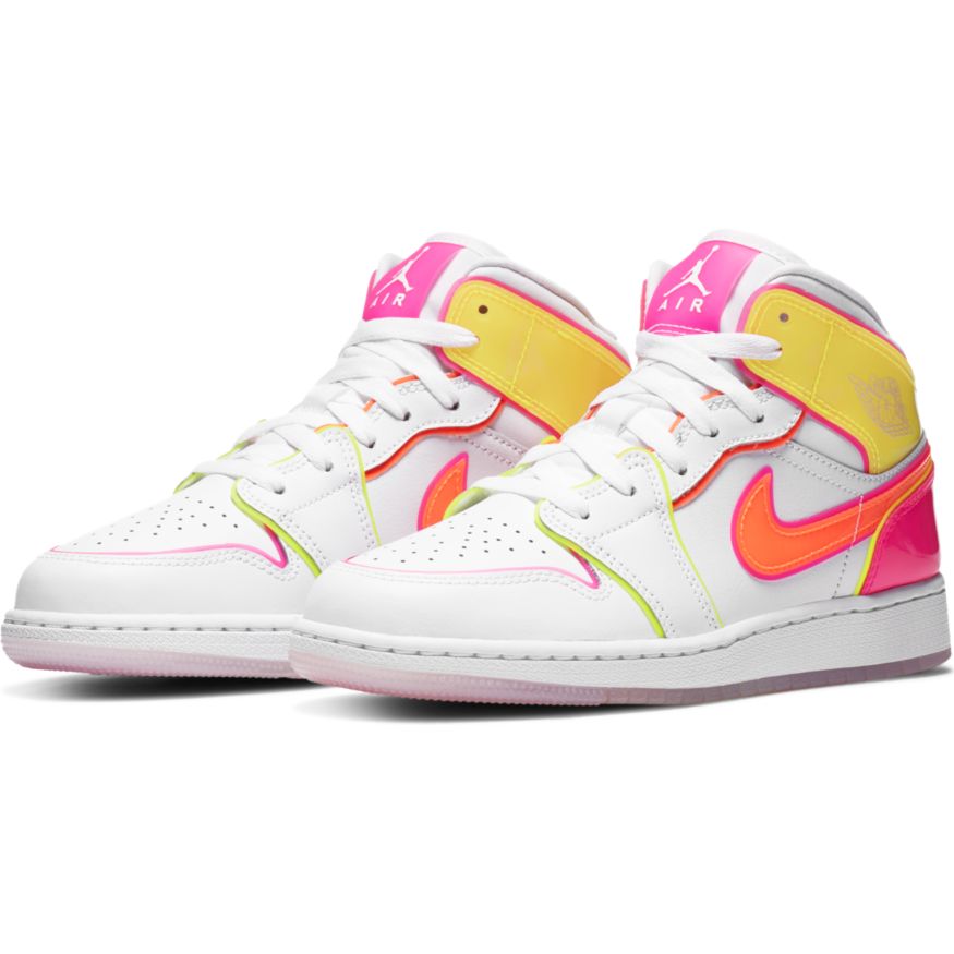 Big Kids' Air Jordan 1 Mid "Edge Glow"
