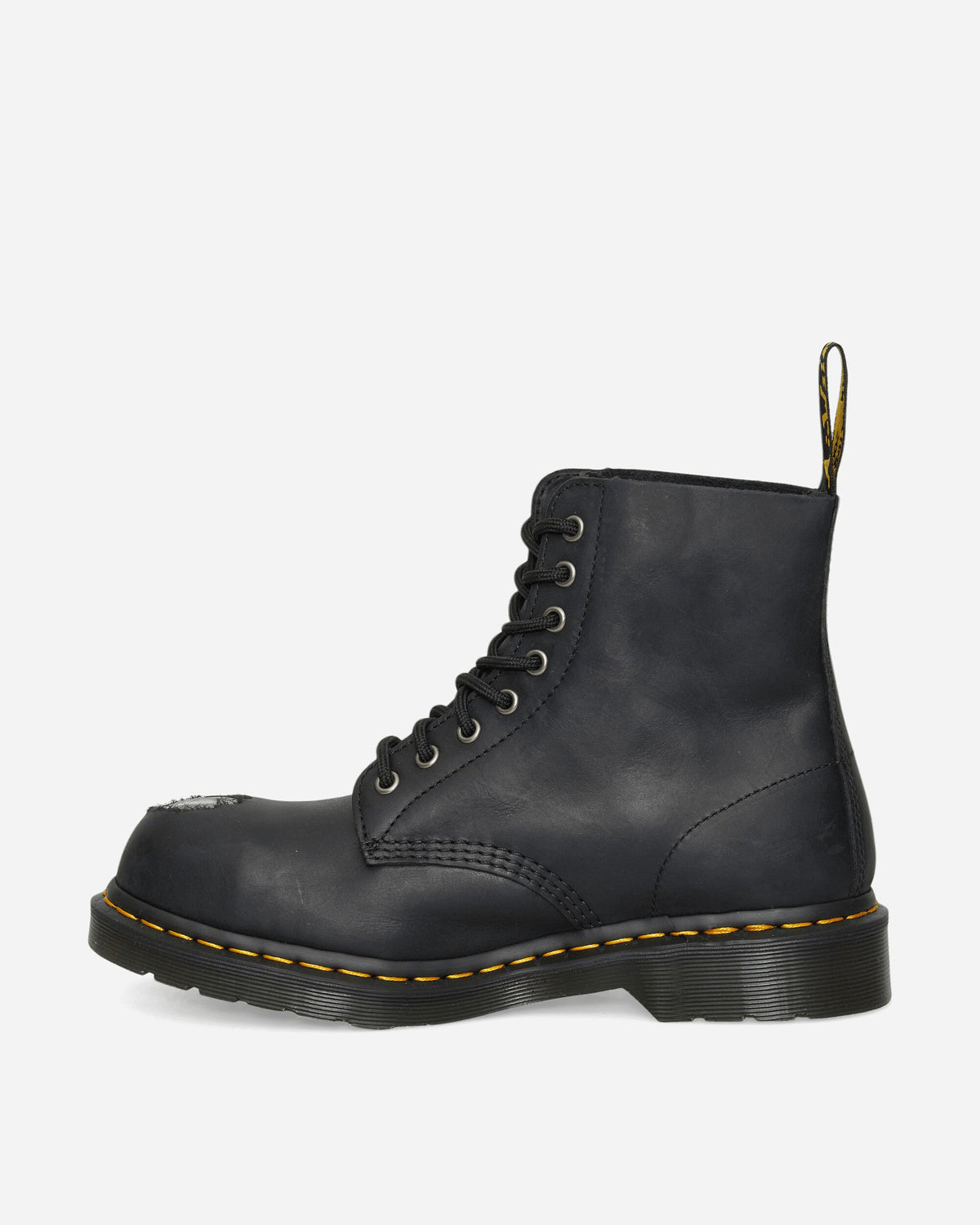 1460 Metal Toe Leather Boots Black