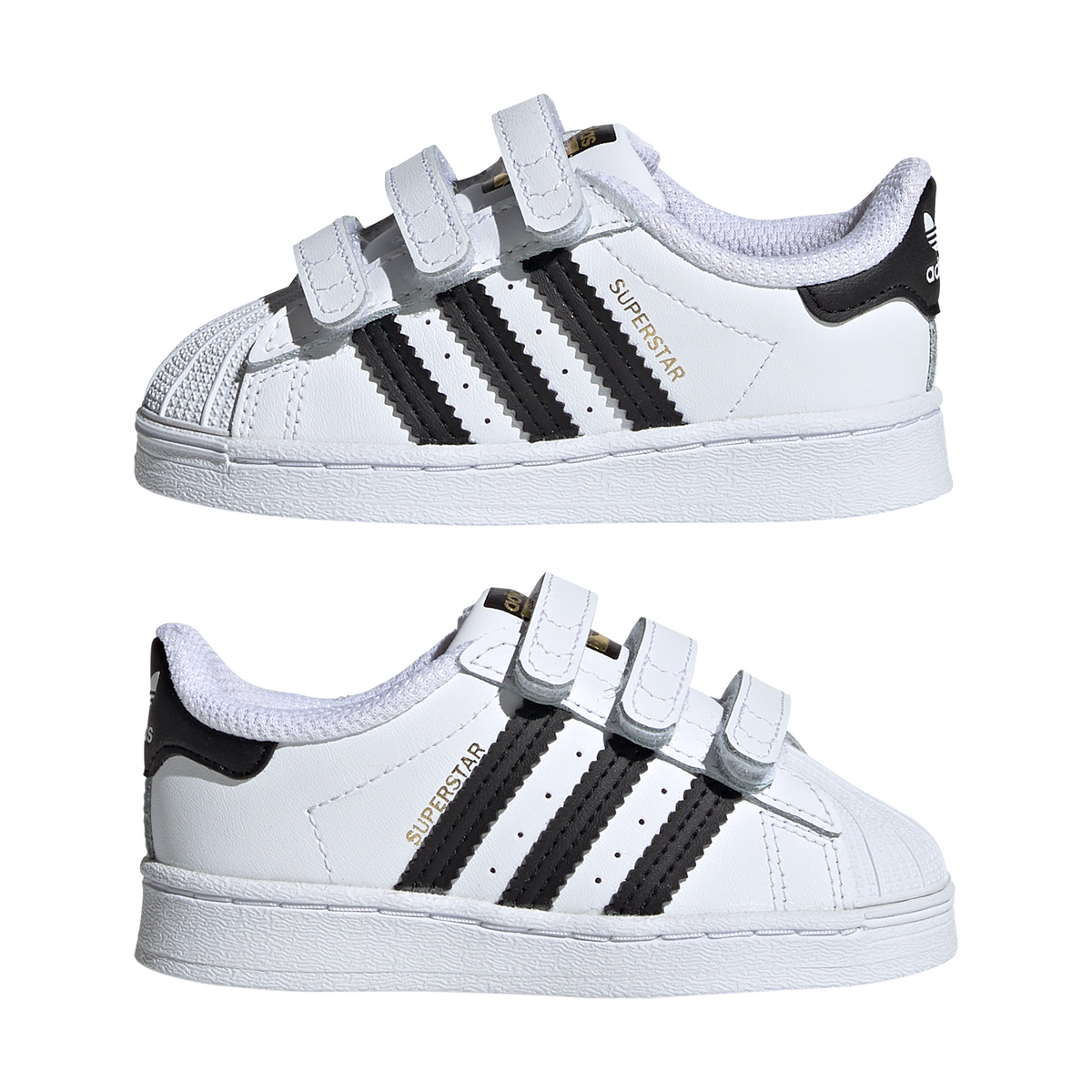 Baby/Toddler Adidas Superstar CF I "Cloud White Core Black "