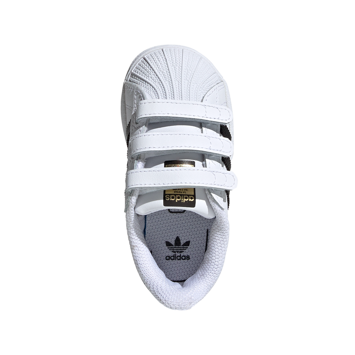 Baby/Toddler Adidas Superstar CF I "Cloud White Core Black "