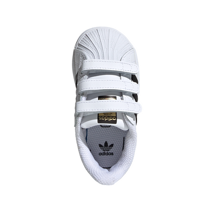 Baby/Toddler Adidas Superstar CF I "Cloud White Core Black "
