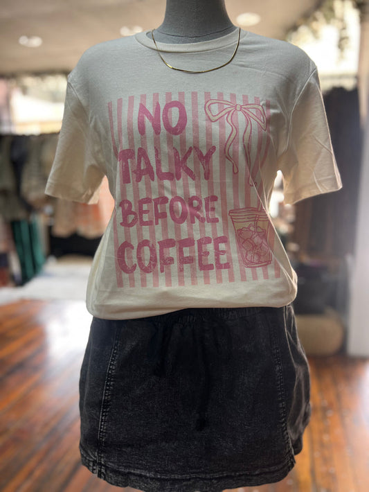 NO TALKY BEFORE COFFEE
