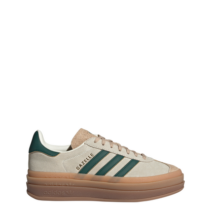 Women's Adidas Gazelle Bold "Cream Collegiate Green"