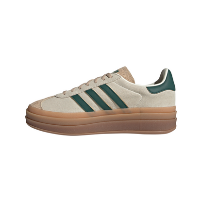 Women's Adidas Gazelle Bold "Cream Collegiate Green"