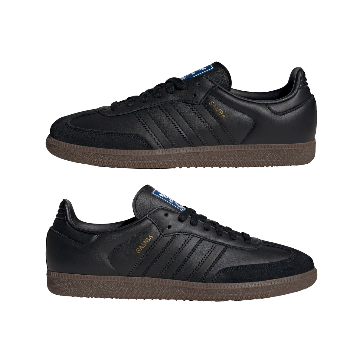 Men's Adidas Samba OG "Core Black Gum"