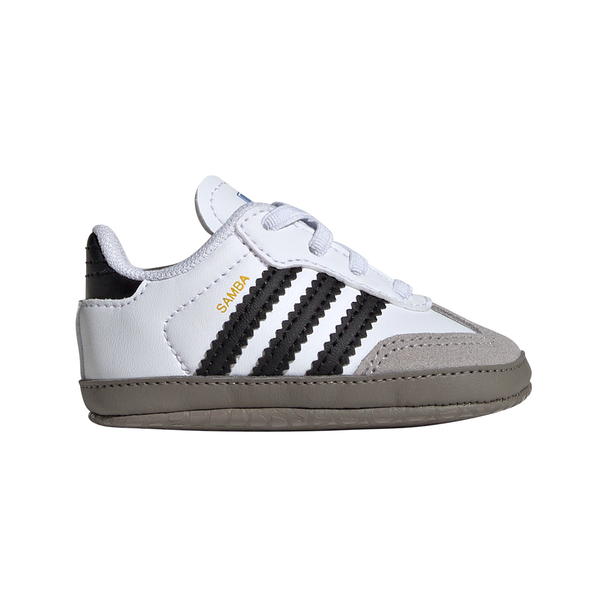 Baby/Toddler Adidas Samba Crib "White Black Clear Granite"